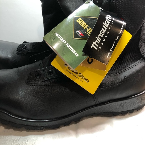 Belleville Boots Men's 15 Black Gore-Tex Combat 770V Insulated Waterproof New - Picture 14 of 16